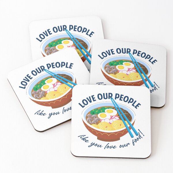 Item preview, Love Our People Like You Love Our Food Stand Up For Asians designed and sold by StickerbashCo.