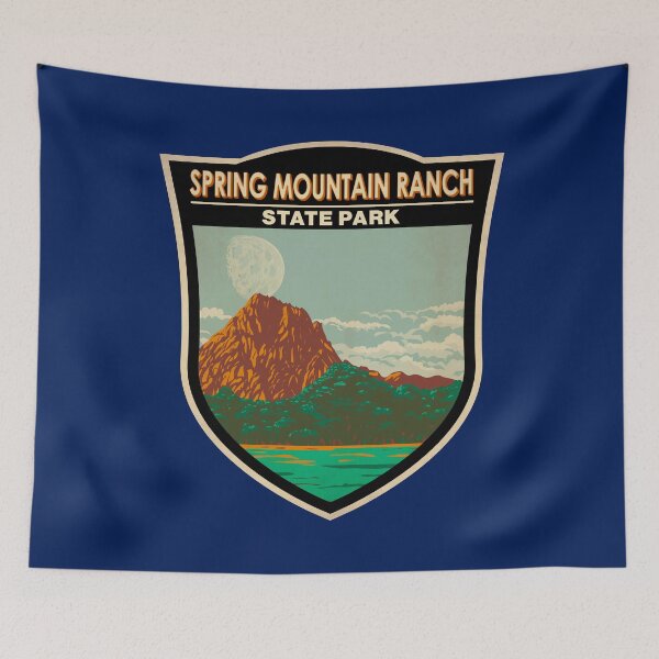 Item preview, Spring Mountain Ranch State Park Nevada Badge designed and sold by KrisSidDesigns.