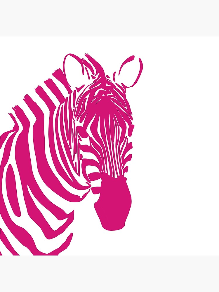 Pink zebra Poster for Sale by KristenST