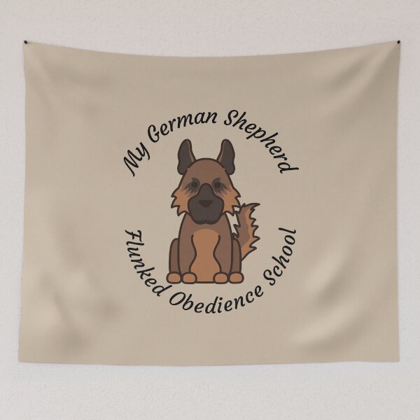 Item preview, My German Shepherd Flunked Obedience School - Popular Dog Breed - by Boo-da-chay designed and sold by Boo-da-chay.