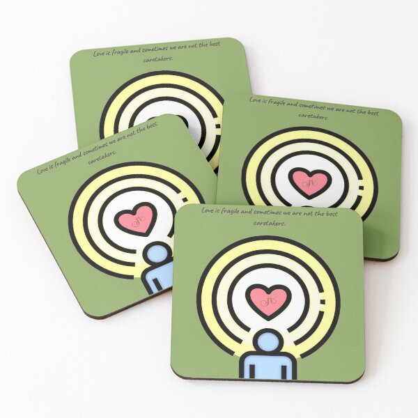 Item preview, Love is Fragile designed and sold by LibrosBOOKtique.