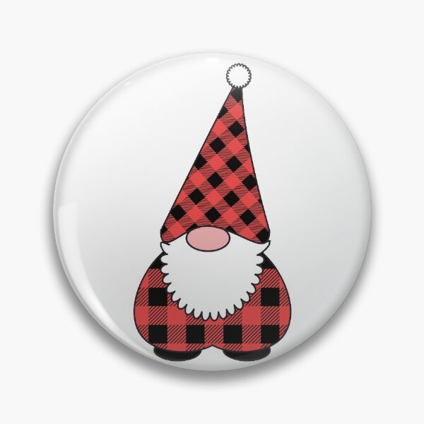 Item preview, Buffalo Plaid Red Santa Gnome designed and sold by Tanya Mihe.