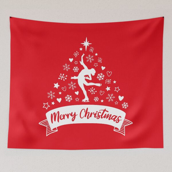Item preview, Merry Christmas Figure Skaters designed and sold by TripleTriple.