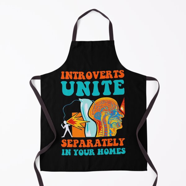 Item preview, Introverts Unite Separately In Their Own Homes Funny Brainy Quote designed and sold by Sampda Mago.