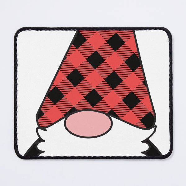 Item preview, Buffalo Plaid Red Santa Gnome designed and sold by Tanya Mihe.