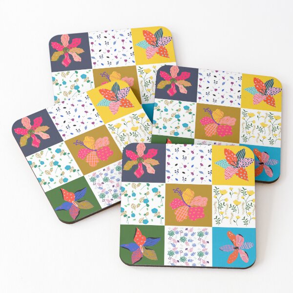 Item preview, Gypsy Patchwork, Floral pattern design  designed and sold by Abstract-Shop-0.