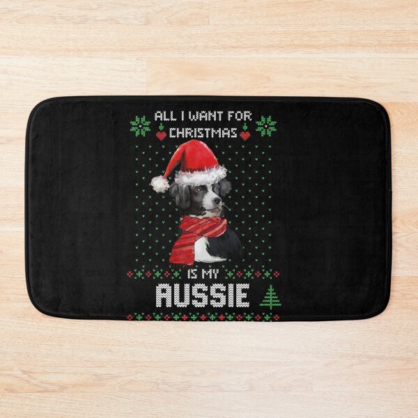 Item preview, Ugly Sweater ALL I WANT FOR CHRISTMAS IS MY AUSSIE Xmas designed and sold by theshirtinator.
