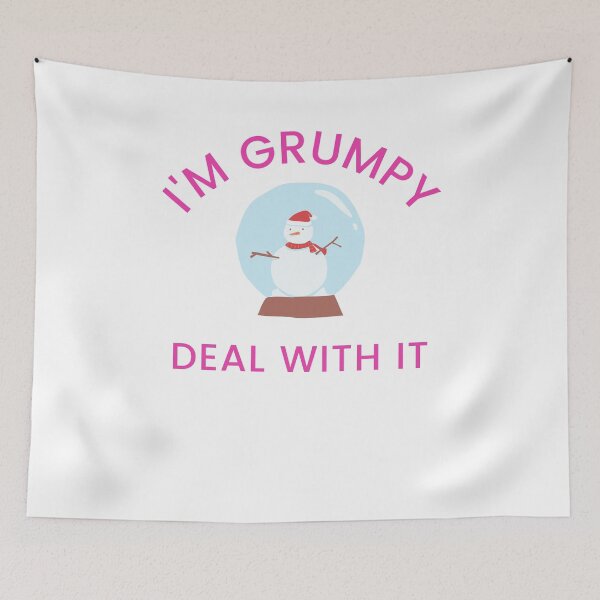 Item preview,  I'm Grumpy Deal With It - Funny Saying - funny snow white designed and sold by 4SeasonsDesigns.