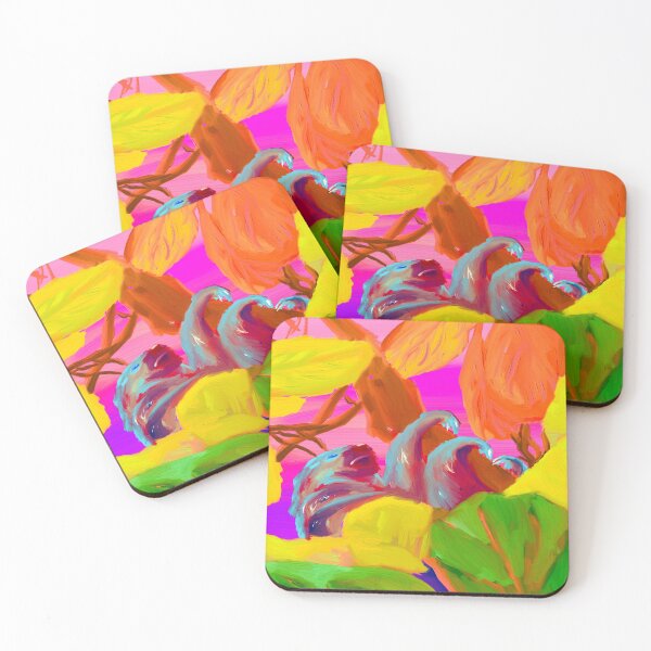 Item preview, Colorful three toed sloth  designed and sold by Madeline  Glines.