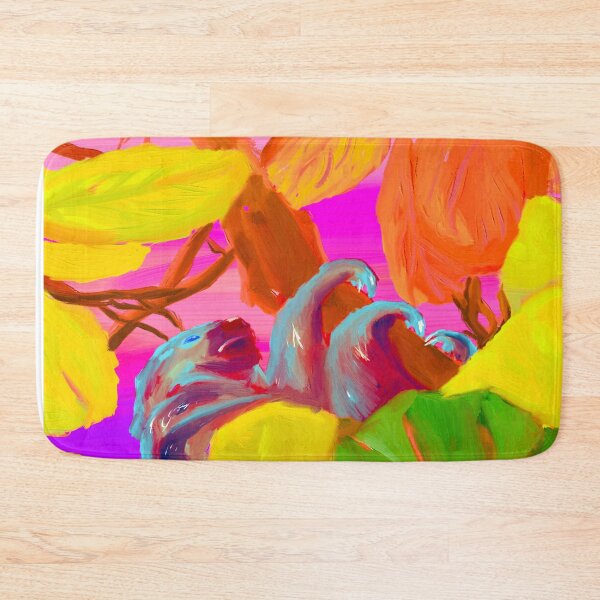 Item preview, Colorful three toed sloth  designed and sold by Madeline  Glines.