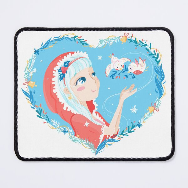 Item preview, Christmas girl with birds designed and sold by Tati-L.