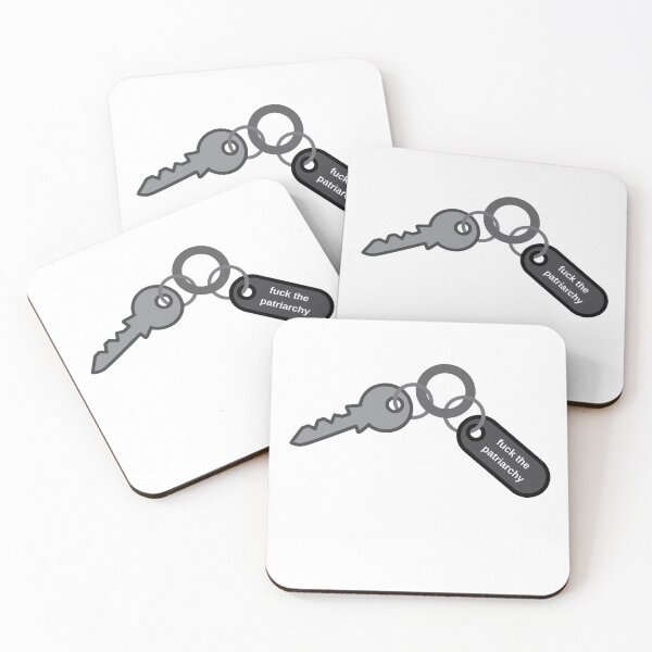 Item preview, fuck the patriarchy keychain , all too well , red designed and sold by SincerelyKate.
