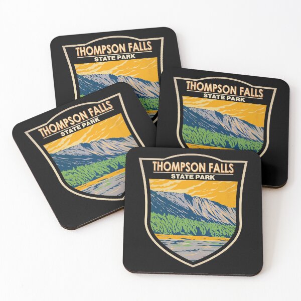 Item preview, Thompson Falls State Park Montana Badge designed and sold by KrisSidDesigns.