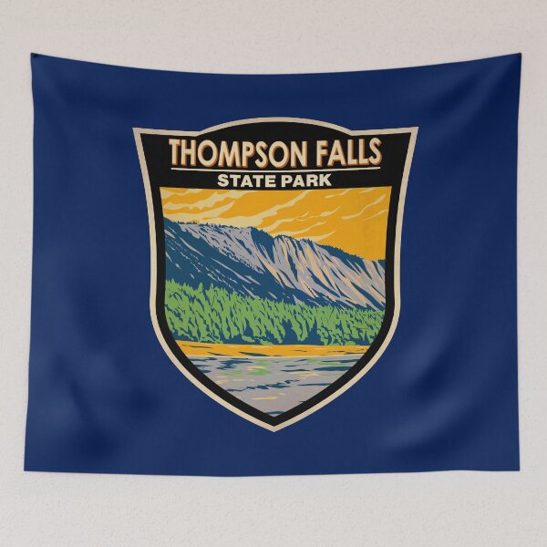 Item preview, Thompson Falls State Park Montana Badge designed and sold by KrisSidDesigns.