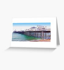 Brighton Pier - The "Palace Pier" Greeting Card