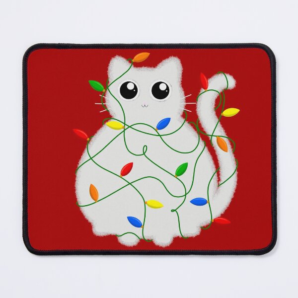 Item preview, White Tangled Kitty designed and sold by AlexIvyArt.