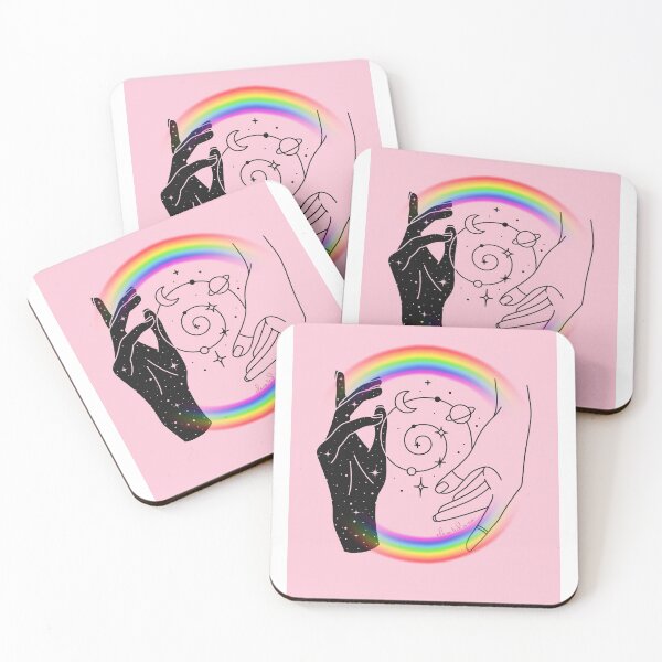 Item preview, I AM Magic, I AM the Universe, Rainbow Graphic Print designed and sold by elevated-aura.