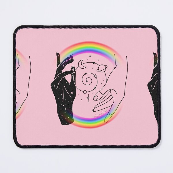 Item preview, I AM Magic, I AM the Universe, Rainbow Graphic Print designed and sold by elevated-aura.