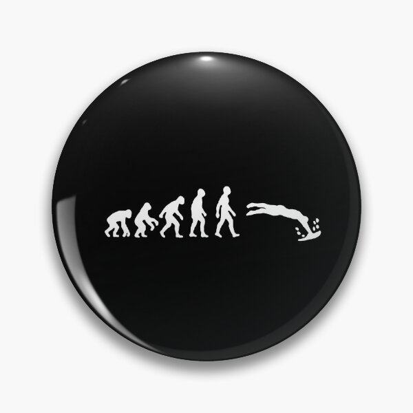 Item preview, Swimming Evolution of Swimmer Life in the Fast Lane Swimming Art Design Happy Apparel Essential Inspiration Joy Mood Funny designed and sold by DesignByHeartUK.
