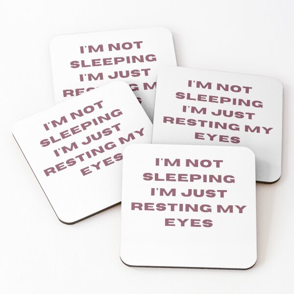 Item preview, No estoy durmiendo, estoy descansando los ojos - ojos divertidos designed and sold by 4SeasonsDesigns.