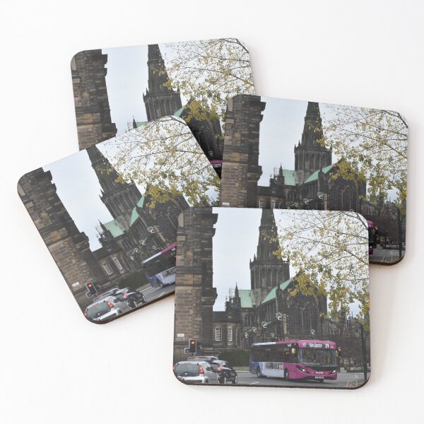 Item preview, The iconic Glasgow Cathedral in Autumm designed and sold by PortPrints.