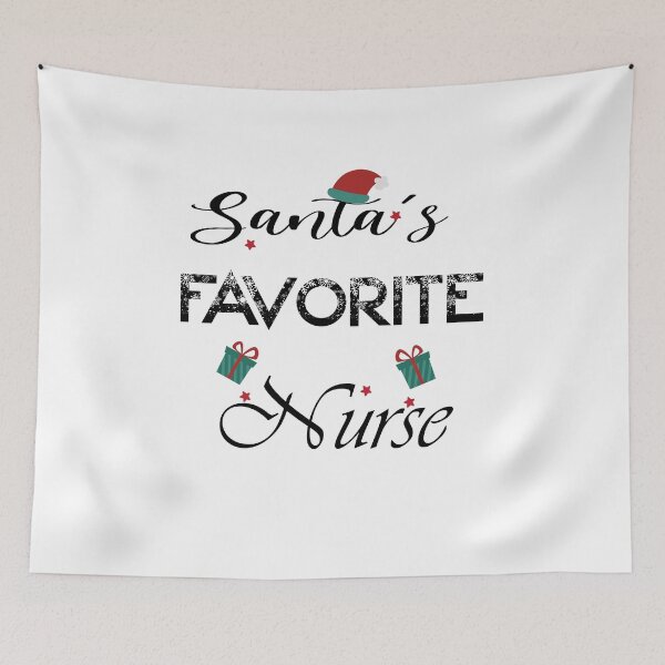 Item preview, Santa's Favorite Nurse -  Nurse christmas designed and sold by MORADRIF.