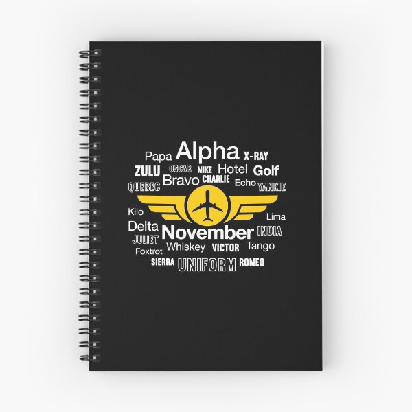 Item preview, Aviation Phonetic Alphabet Pilot Airline Captain designed and sold by Uppercase Tees.