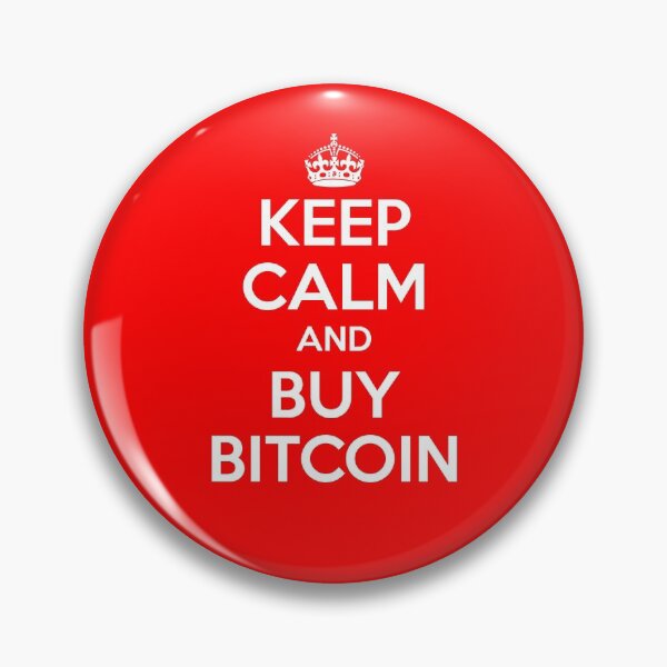 Item preview, KEEP CALM AND BUY BITCOIN - White Over Red designed and sold by johnta17.