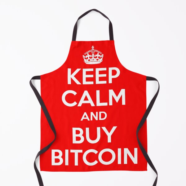 Item preview, KEEP CALM AND BUY BITCOIN - White Over Red designed and sold by johnta17.
