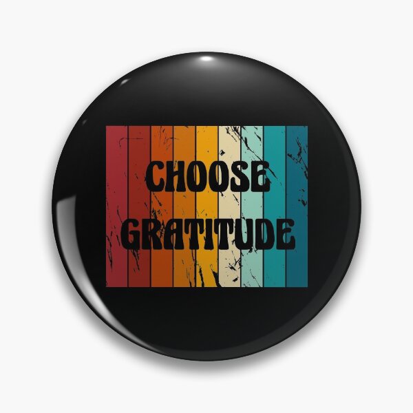 Item preview, Choose Gratitude Retro Design designed and sold by beccaveedesigns.