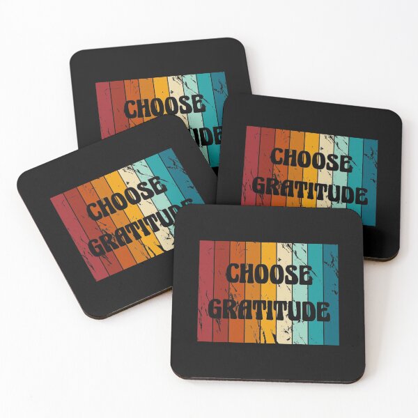 Item preview, Choose Gratitude Retro Design designed and sold by beccaveedesigns.