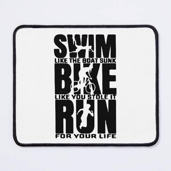 Item preview, Triathlon Funny Athlete Triathlete Swim Cycle runing Sunk Stole Life Happy Apparel Essential Inspiration Joy Mood Funny designed and sold by DesignByHeartUK.