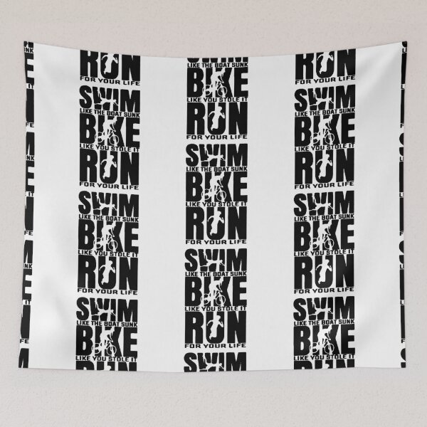 Item preview, Triathlon Funny Athlete Triathlete Swim Cycle runing Sunk Stole Life Happy Apparel Essential Inspiration Joy Mood Funny designed and sold by DesignByHeartUK.
