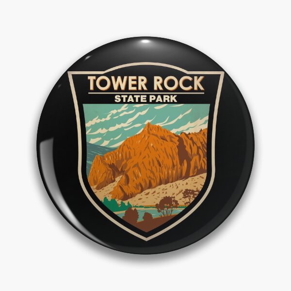 Item preview, Tower Rock State Park Montana Badge designed and sold by KrisSidDesigns.