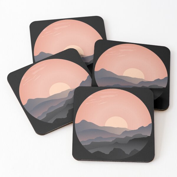 Item preview, Soft Sunset Hills designed and sold by Ever-Shop.