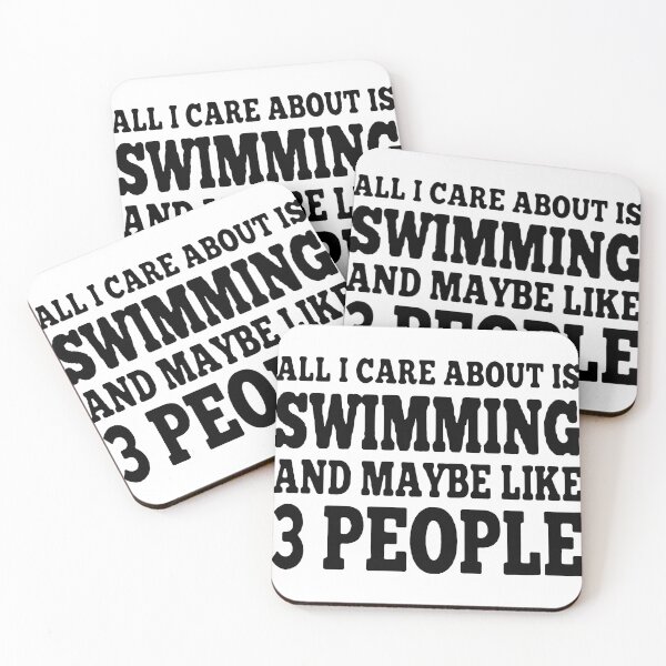Item preview, Love Swimming all i care about swimming and maybe like 3 people Funny Swimming Keep Calm and Swim On Art Design Essential Inspiration Joy Mood Funny designed and sold by DesignByHeartUK.