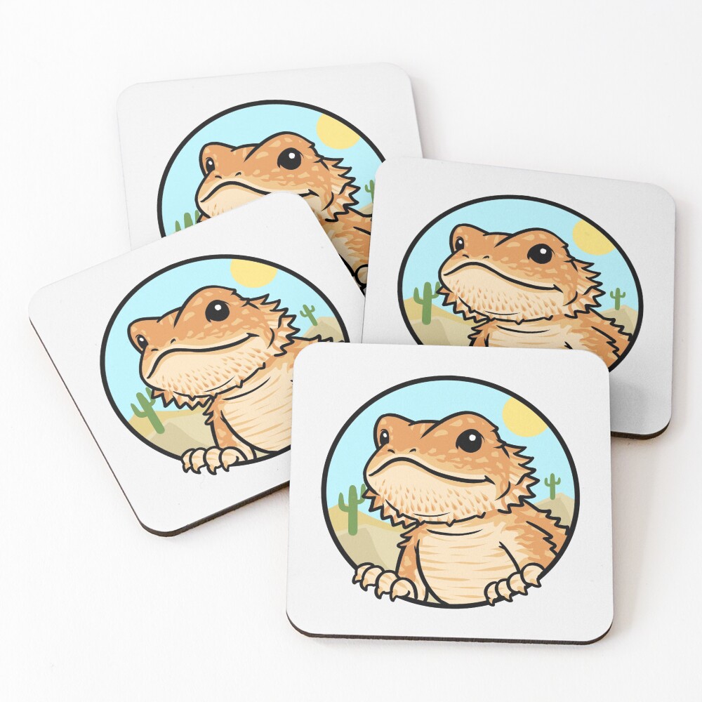 Item preview, Coasters (Set of 4) designed and sold by PogonaVitticeps.