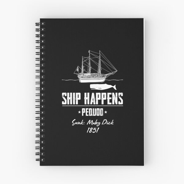 Item preview, Ship Happens Pequod Moby Dick designed and sold by twHistory.