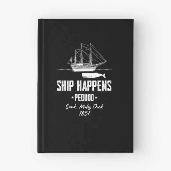 Item preview, Ship Happens Pequod Moby Dick designed and sold by twHistory.
