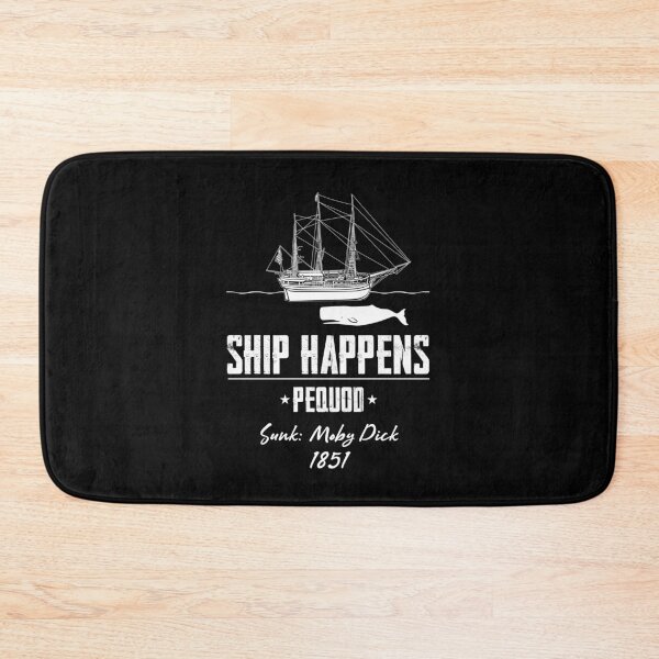 Item preview, Ship Happens Pequod Moby Dick designed and sold by twHistory.