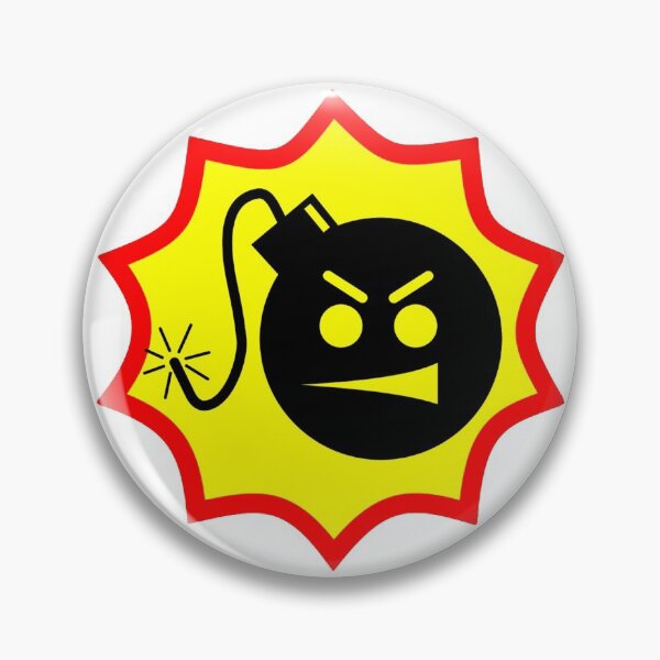 Item preview, Serious Sam Bomb Emblem designed and sold by NuGamingMerch.