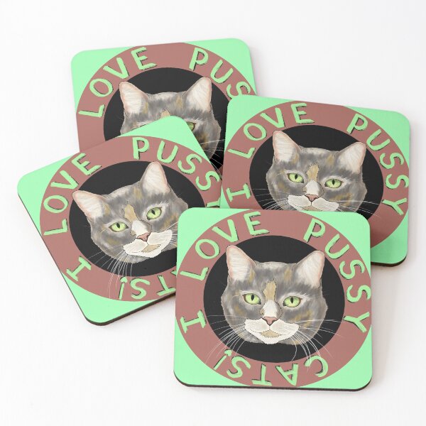 Item preview, I Love Pussy Cats! designed and sold by FivePugs.