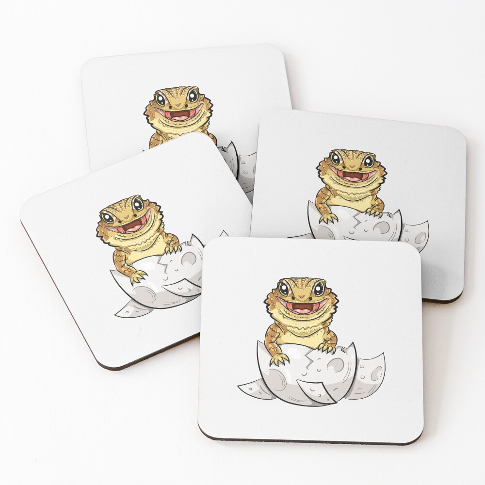 Item preview, Coasters (Set of 4) designed and sold by PogonaVitticeps.
