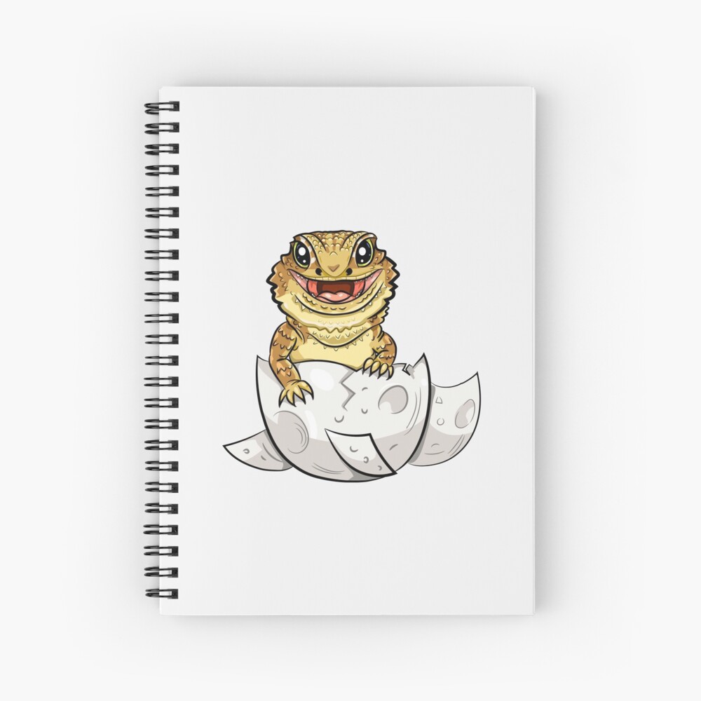 Item preview, Spiral Notebook designed and sold by PogonaVitticeps.