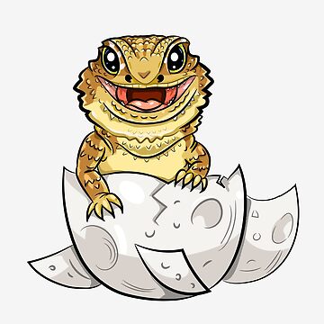 Artwork thumbnail, Cartoonish Bearded Dragon by PogonaVitticeps