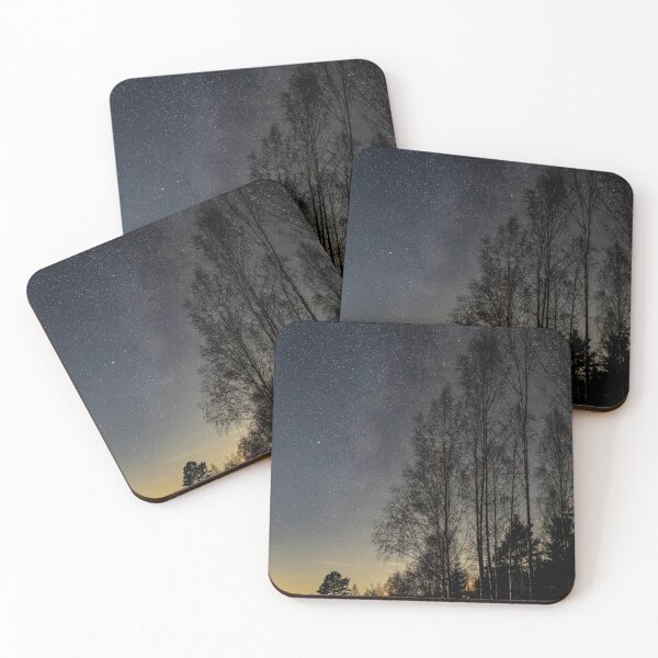 Item preview, Milky Way Nightscape - Starry Sky Landscape designed and sold by RolandWidin.