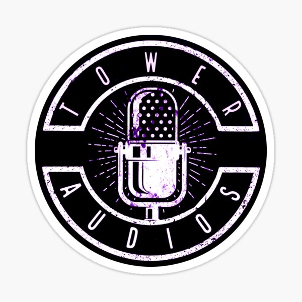 Turm Logo Original Lila Sticker