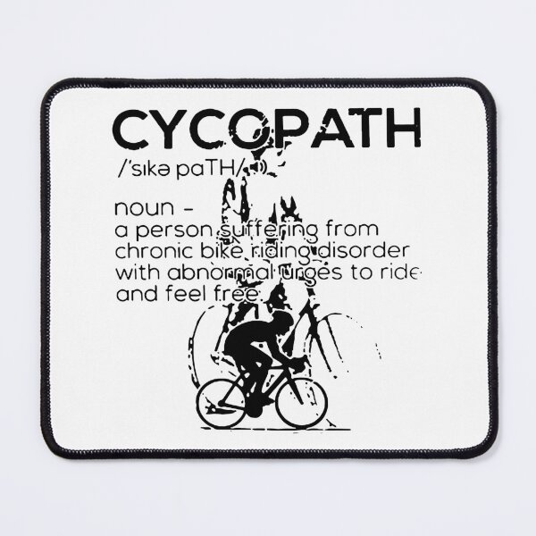 Item preview, Cycopath noun-funny definition Essential Gifts ,Gift Mom,Gift dad,Gift friend Funny Art Design Happy Apparel Essential Inspiration Joy Mood designed and sold by DesignByHeartUK.