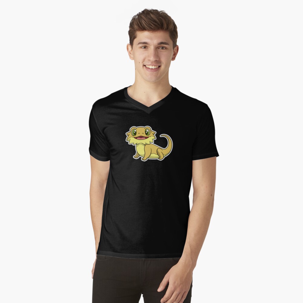 Item preview, V-Neck T-Shirt designed and sold by PogonaVitticeps.