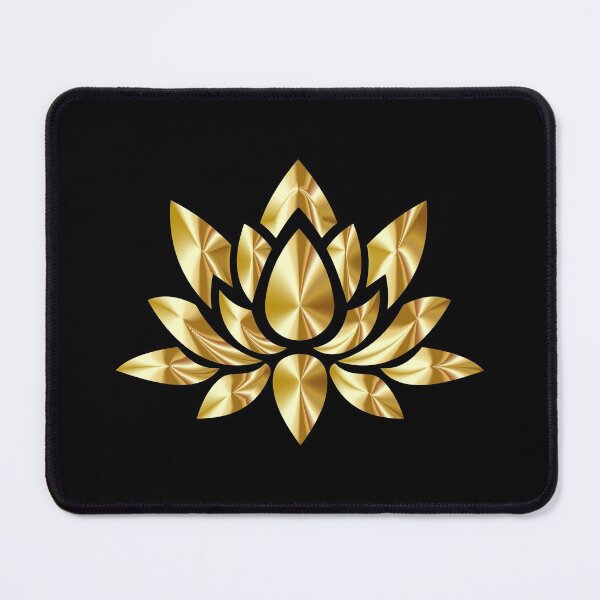 Item preview, Brushed gold lotus flower designed and sold by RafaelLima7.